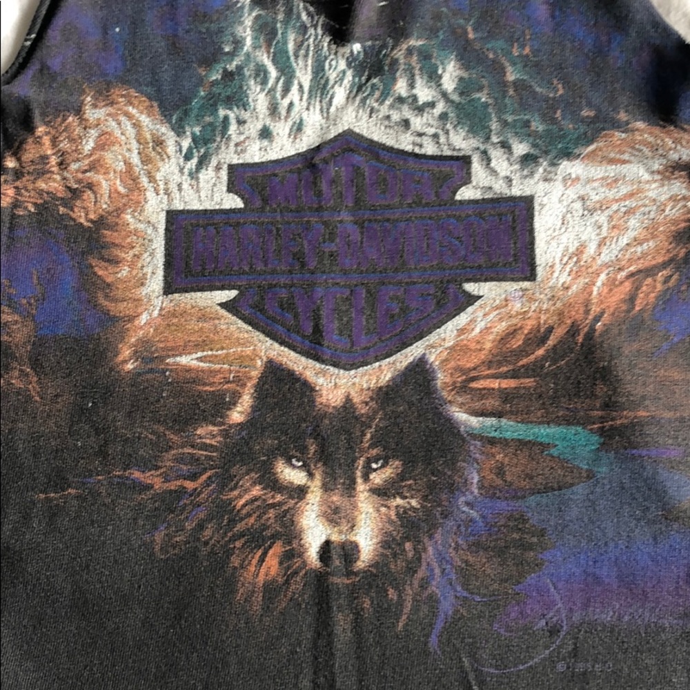 Vintage Harley Davidson tank